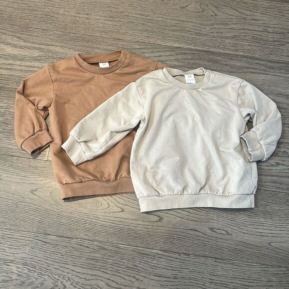 H&M organic cotton sweater bundle size 12-18 month - Picture 1 of 8